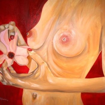 Peinture intitulée "Mãos que Falam VII…" par Kim Molinero, Œuvre d'art originale, Huile