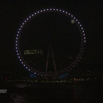 "London Eye Night Ti…" başlıklı Fotoğraf Kimmy tarafından, Orijinal sanat