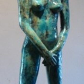 Skulptur mit dem Titel "Déborah" von Kinekane Colisane, Original-Kunstwerk
