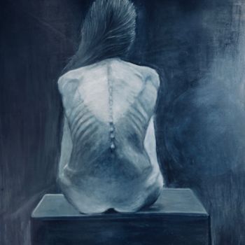 Malerei mit dem Titel "Silence" von Kinga Sokol, Original-Kunstwerk, Öl