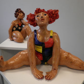 Escultura intitulada "2014-03-15-15-23-47…" por Annick Chesneau, Obras de arte originais