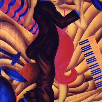 Painting titled "2 Ballerini" by Kino Mistral, Original Artwork
