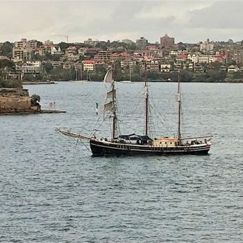 「au fil de l´eau」というタイトルの写真撮影 Christine Ponsによって, オリジナルのアートワーク, デジタル