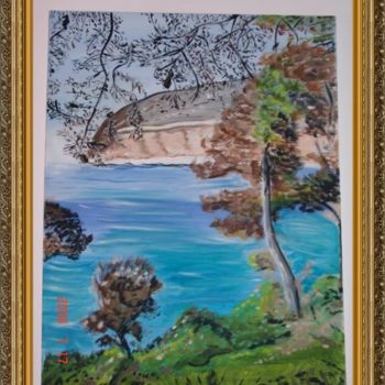 Pittura intitolato "SEA FRONT" da Christine Pons, Opera d'arte originale