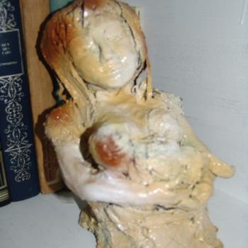 Sculpture titled "poesie maternelle" by Christine Pons, Original Artwork