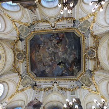 Photographie intitulée "plafond au palais r…" par Christine Pons, Œuvre d'art originale