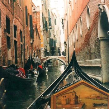 Photographie intitulée "En Gondole à Venise" par Christine Pons, Œuvre d'art originale