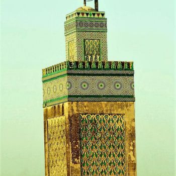 Фотография под названием "Minaret de Fes" - Christine Pons, Подлинное произведение искусства