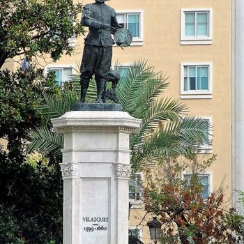 Fotografia intitolato "Statue de Vélasquez…" da Christine Pons, Opera d'arte originale