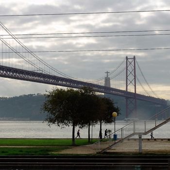 Fotografía titulada "Pont Vasco de Gama" por Christine Pons, Obra de arte original