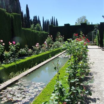 Photography titled "Magique Alhambra" by Christine Pons, Original Artwork