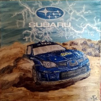 Peinture intitulée "Subaru des sables" par Kinoua Création, Œuvre d'art originale