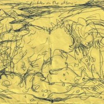 Desenho intitulada "Pickles on the Elbow" por Karen Preissler, Obras de arte originais, Outro