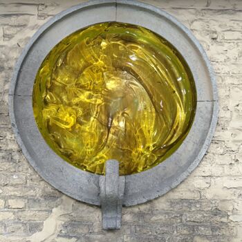 Digital Arts με τίτλο "yellow door" από Kiriko, Αυθεντικά έργα τέχνης, Φωτογραφία Μοντάζ