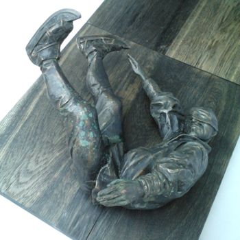 Скульптура под названием "Серия "Каток".  "Ни…" - Кирилл Рахматуллин, Подлинное произведение искусства