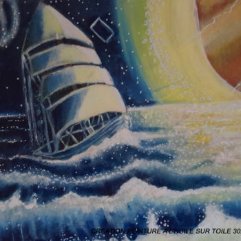 绘画 标题为“voyage” 由Sarah Bouzaglou Boissin, 原创艺术品, 油