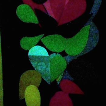 Arts numériques intitulée "Coeurs" par Kirlian, Œuvre d'art originale