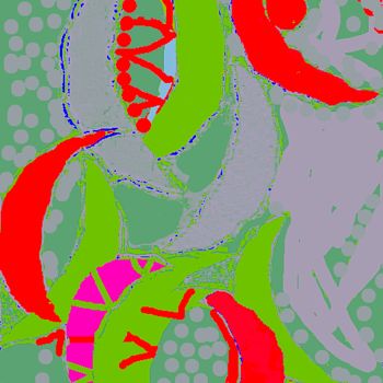 Цифровое искусство под названием "Pop Cirkus *" - Kirlian, Подлинное произведение искусства, Цифровая живопись