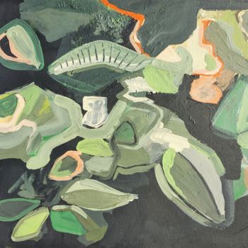 Malarstwo zatytułowany „Undergrowth” autorstwa Kirstin Cilliers, Oryginalna praca, Akryl
