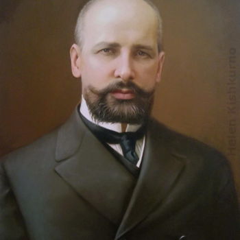 Schilderij getiteld "Pyotr Stolypin" door Helen Kishkurno, Origineel Kunstwerk, Anders