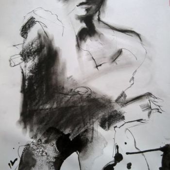 Peinture intitulée "drawing02" par Kii, Œuvre d'art originale, Huile