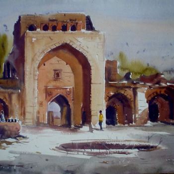 Painting titled "Delhi03" by Kishore Singh, Original Artwork