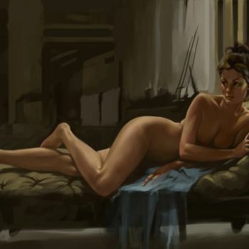 Digital Arts titled "nude02." by Kishore Singh, Original Artwork