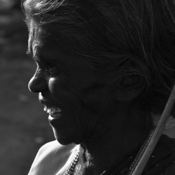 Photography titled "OldLady02" by Kishore Singh, Original Artwork