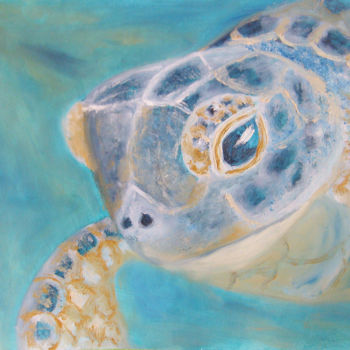 "sea ​​turtle" başlıklı Tablo Natalia Кislitsa tarafından, Orijinal sanat, Petrol