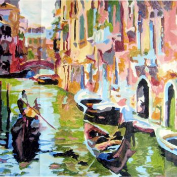 Pintura titulada "Венеция. Импрессион…" por Natalia Kislitsa, Obra de arte original, Acrílico