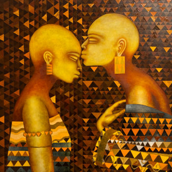 Peinture intitulée "Parting Words" par Maksim Kiuila, Œuvre d'art originale, Huile
