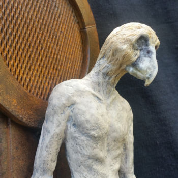 Sculpture intitulée "Commedia" par Karine Krynicki, Œuvre d'art originale, Techniques mixtes