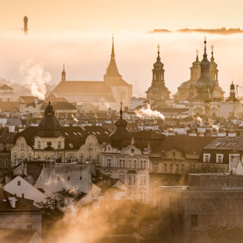 Fotografia intitulada "Prague Foggy" por Klara Vaculikova, Obras de arte originais