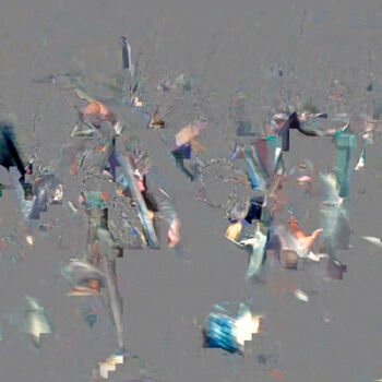 Digitale Kunst mit dem Titel "Dance of Death" von Klaus Rudolph, Original-Kunstwerk, 2D digitale Arbeit