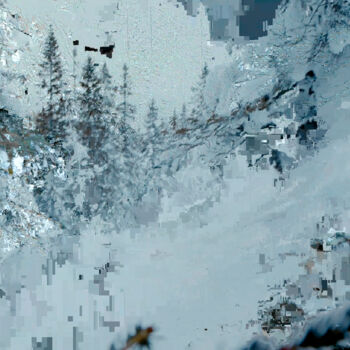 Arte digitale intitolato "Winterreise II" da Klaus Rudolph, Opera d'arte originale, Lavoro digitale 2D