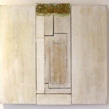 Sculpture titled "Board Object, 1998" by Klaus Schröder, Original Artwork, Wood