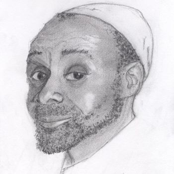 Drawing titled "Mogadishu" by Klazien De Vries, Original Artwork