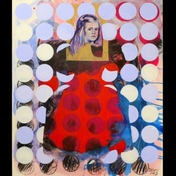 Malarstwo zatytułowany „Las Meninas Revisit…” autorstwa Klemen Brun, Oryginalna praca, Akwarela