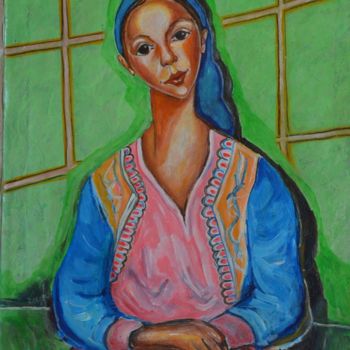 Pintura intitulada "Macedonian women" por Klim, Obras de arte originais, Óleo