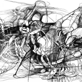 「MEERESGRÜNDE Blatt…」というタイトルの描画 Stefan Klinkigtによって, オリジナルのアートワーク, その他
