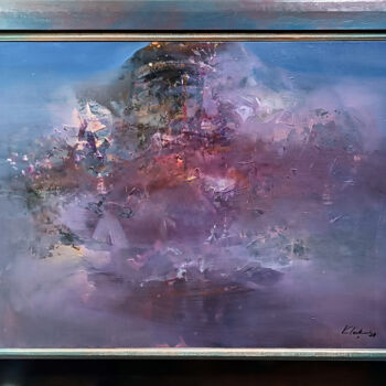 Malarstwo zatytułowany „Beautiful framed en…” autorstwa Kloska Ovidiu, Oryginalna praca, Akryl Zamontowany na Drewniana rama…
