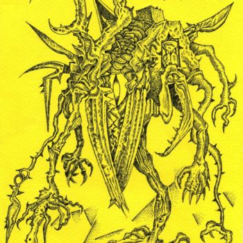 Drawing titled "Destroyer" by Klovasi, Original Artwork, Other