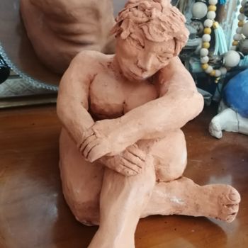 Sculpture titled "Raymonde" by Claire Ferrari (klrferr), Original Artwork, Clay