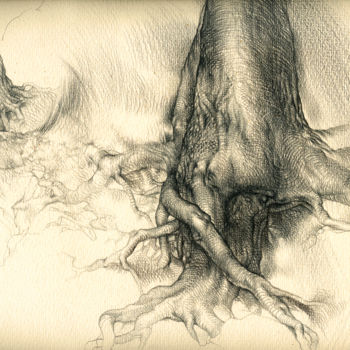 Рисунок под названием "корни" - Andey Mareev, Подлинное произведение искусства