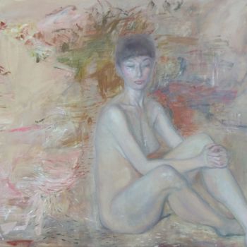 Painting titled "Woman" by Klybartgallery, Original Artwork, Oil