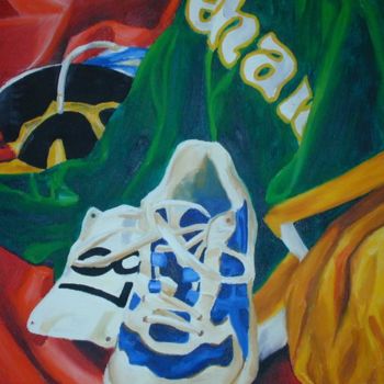 Painting titled "Running Still Life 1" by Kristen Ettensohn, Original Artwork