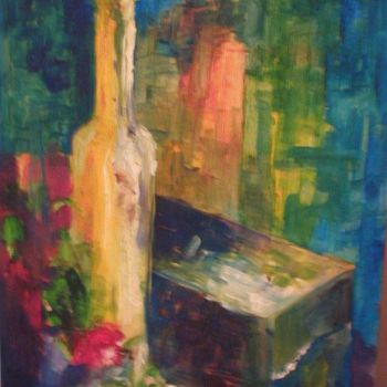 Painting titled "Oil Bottle" by Kristen Ettensohn, Original Artwork