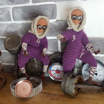 手工艺品 标题为“Куклы ручной работы.” 由Alexandra Knabengof, 原创艺术品, 玩具和游戏