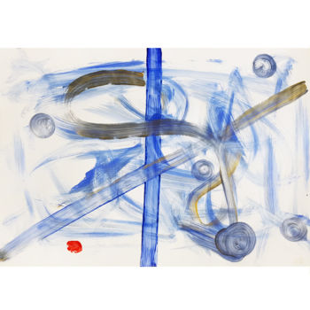 Pittura intitolato "abstract 410" da Alexandra Knabengof, Opera d'arte originale, Acrilico