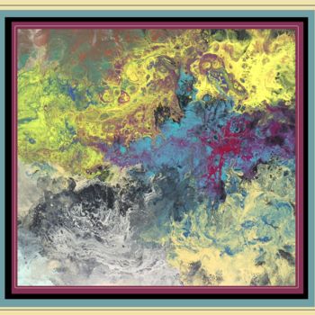Peinture intitulée "Celestial Carpet Ri…" par Paintzilla - Official Site / Featuring Original Artwork From "Knife", Œuvre d'…